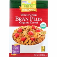 Field Day 1630144 14 oz Cereal Organic Whole Grain - Bran Plus