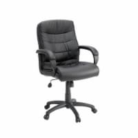 Sauder Duraplush Mid Managers Adjustable Office Chair Black 1