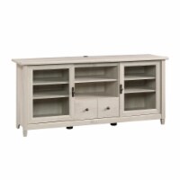 Sauder Edge Water Chalked Chestnut Entertainment Credenza