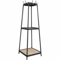 Sauder North Avenue Coat Rack in Charter Oak