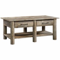 Sauder Boone Mountain Engineered Wood Coffee Table in Rustic Cedar/Natural