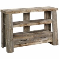Sauder Boone Mountain Media Stand For TVs up to 47  in Rustic Cedar
