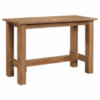 Sauder Boone Mountain Counter Height Dining Table in Sindoori Mango Beige