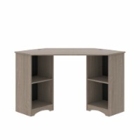 Sauder Beginnings ® Silver Sycamore Corner Desk with Shelves