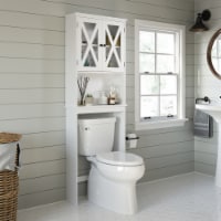 Sauder Cottage Road ® Over-Toilet Bathroom Etagere with Doors