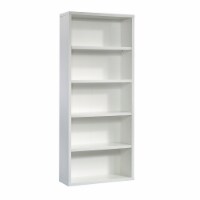 Sauder Select White 5-Shelf Living Room Bookcase