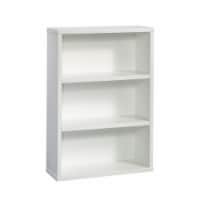 Sauder Select 3-Shelf Display Bookcase in Soft White