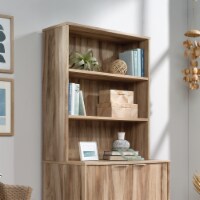 Sauder Portage Park® 2-Shelf Library Hutch in Kiln Acacia