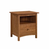 Sauder Union Plain® Night Stand with Drawer in Prairie Cherry
