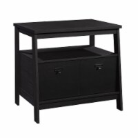 Sauder Trestle ® 1-Drawer Lateral Filing Cabinet in Raven Oak