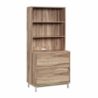 Sauder Bergen Circle™ 2-Drawer Lateral File Cabinet in Kiln Acacia