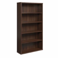 Sauder Affirm 5-Shelf Commercial Bookcase in Noble Elm