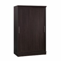 Sauder HomePlus Sliding Door Wardrobe Cabinet in Dakota Oak 1 Foods Co