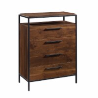 Sauder Nova Loft ® 4-Drawer Bedroom Chest with Open Shelf
