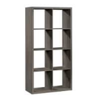 Sauder Select 8-Cube Organizer Storage Bookshelf Mystic Oak