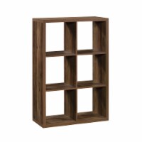 Sauder Select 6-Cube Organizer Storage Bookcase Rural Pine