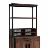 Sauder Briarbrook® Library Hutch for Cabinet in Barrel Oak