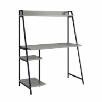 Sauder North Avenue ® Computer Desk with Hutch in Faux Concrete