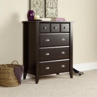 Sauder Shoal Creek Collection 4-Drawer Chest - Jamocha