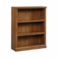 Sauder Oiled Oak Finish 3-Shelf Bookcase