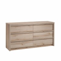 Sauder Harvey Park ® 6-Drawer Bedroom Dresser in Pacific Maple