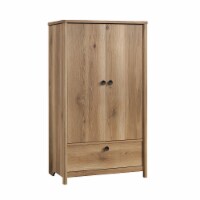 Sauder Dover Edge™ Bedroom Armoire with Drawer in Timber Oak