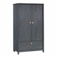 Sauder Dover Edge™ Bedroom Armoire with Drawer in Denim Oak
