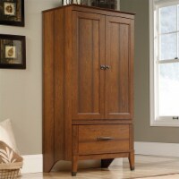 Sauder Carson Forge Armoire in Washington Cherry
