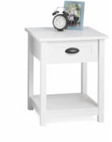 Sauder County Line Nightstand - White Perspective: Main