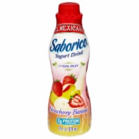 El Mexicano Saborico Saborico Strawberry Banana Yogurt Drink
