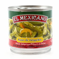 El Mexicano® Sliced Jalapeno Peppers in Brine Perspective: Main