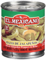 El Mexicano Sliced Jalapeno Peppers in Brine