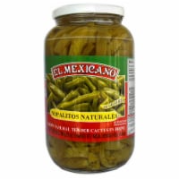 El Mexicano Nopalitos Naturales Natural Tender Cactus in Brine