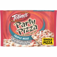 Totino's Triple Meat Party Pizza Thin Crust Frozen Pizza Snacks