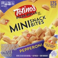 Totino's Pizza Rolls Pepperoni Mini Snack Bites 125 Count Perspective: Main