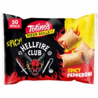 Totino's Pizza Rolls Hellfire Club Spicy Pepperoni Stranger Things Frozen Snacks Perspective: Main