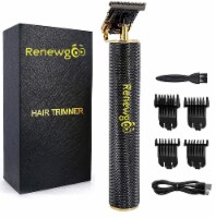 Renewgoo Professional Cordless Hair Trimmer Clipper Beard Shaver Baldhead TBlade