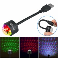 Renewgoo DJ GooMagic Strobe Laser Mini Disco USB Light Projector Car Lamp RGB