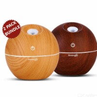 2-PACK Renewgoo Aromatherapy Bundle Diffuser Oil Humidifier & Mist Maker