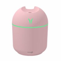 Renewgoo GOO2O Mini Humidifier Cool Mist Air Portable Quiet LED Night Light Pink