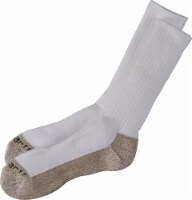 Carhartt® Men's Full-Cushion Steel-Toe Synthetic Work Boot Socks - White Perspective: Main