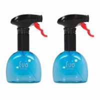 Evo Oil Sprayer Bottle, Non-Aerosol for Olive Oil and Cooking Oils, Blue, 8oz, Set of 2