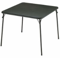Sudden Comfort Vinyl Square Folding Table - Black Lace Perspective: Main