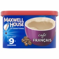 Maxwell House International Francais Cafe-Style Instant Coffee Beverage Mix