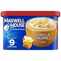 Maxwell House International Vanilla Caramel Latte Instant Coffee Perspective: Main