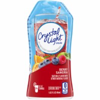 Crystal Light Berry Sangria Sugar Free Liquid Drink Mix Bottle Perspective: Main