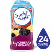 Crystal Light Zero Sugar Blackberry Lemonade Water Enhancer Bottle Perspective: Main