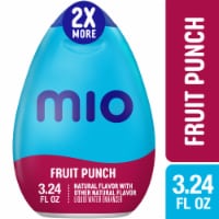 Mio Fruit Punch Naturally Flavored Liquid Water Enhancer with 2X More