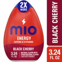 Mio Energy Black Cherry Naturally Flavored Liquid Water Enhancer with 2X More