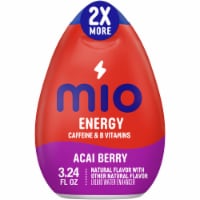 Mio Energy Acai Berry Storm Liquid Water Enhancer Drink Mix Big Bottle